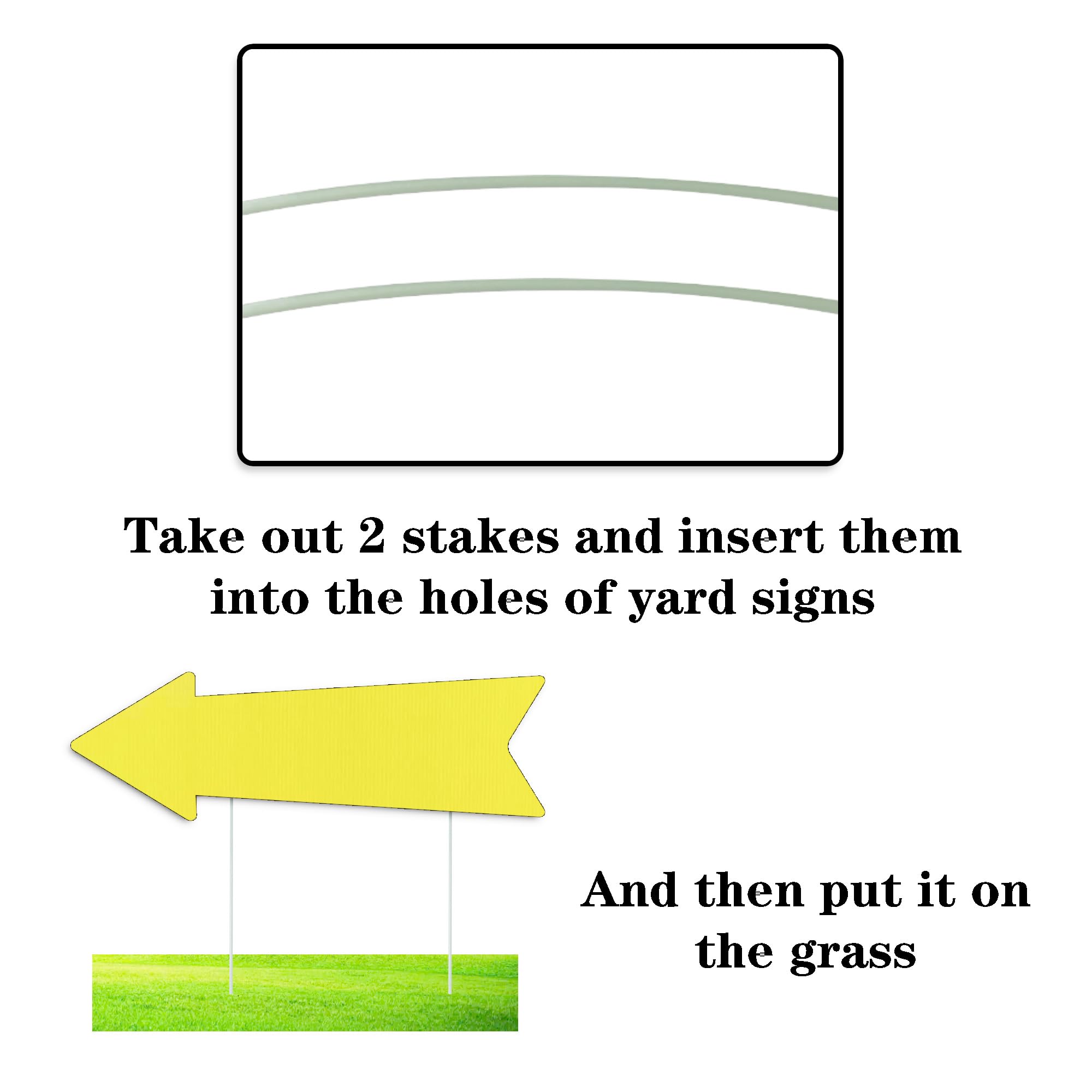 LIKOSEA birthday party arrow signs; bright visuals guide guests