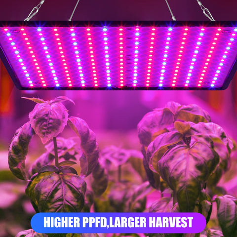 Liliful 4-pack grow light panel shows 30x30 cm size for wide coverage.