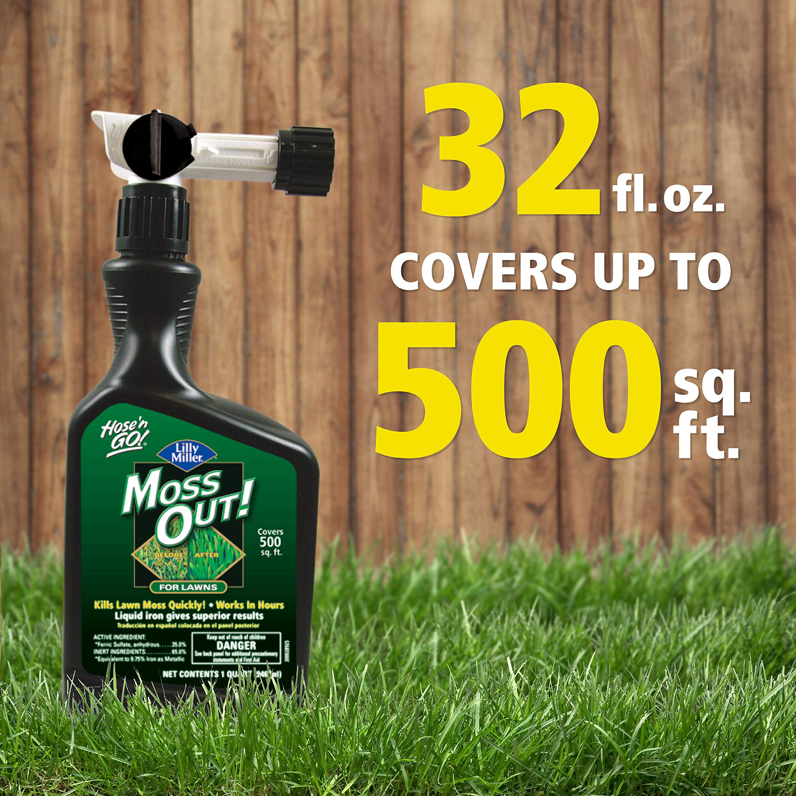 Lilly Miller Moss Out 32 oz packaging ready-to-use box.