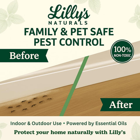 Carpet flea powder from Lilly's Naturals for carpet treatment