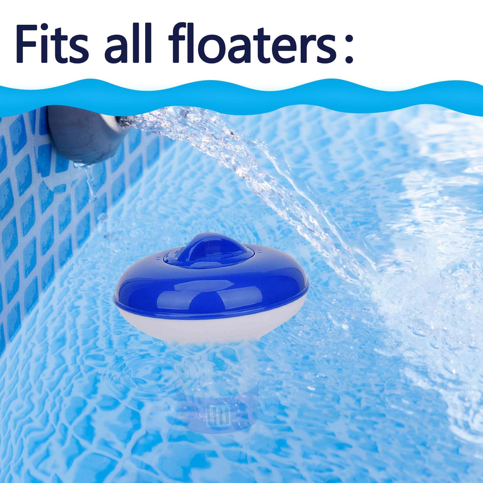 LilPoolises slow-release formula delivers five to seven days of sanitizing power.