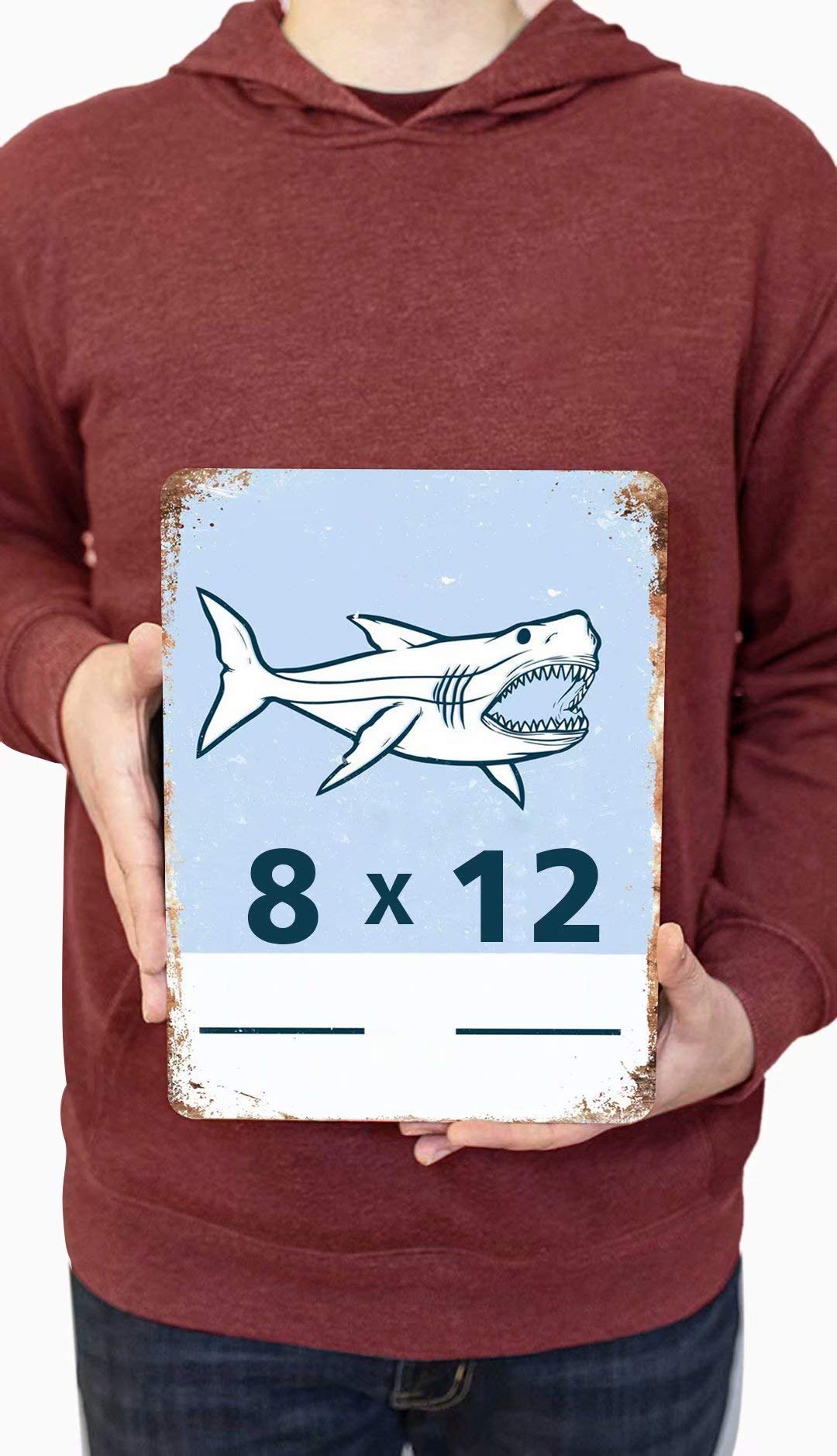 Lilyanaen sign with pre-drilled holes for easy hanging on walls or fences