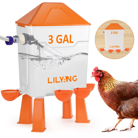 Lilyang chicken waterer 3gal overview for steady hydration