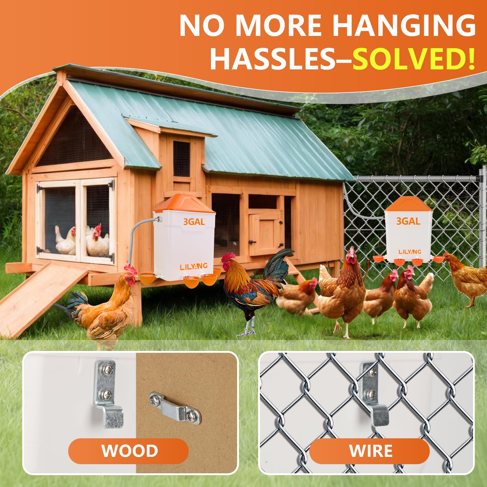 Lilyang waterer faucet-hose connection shows versatile hookup options