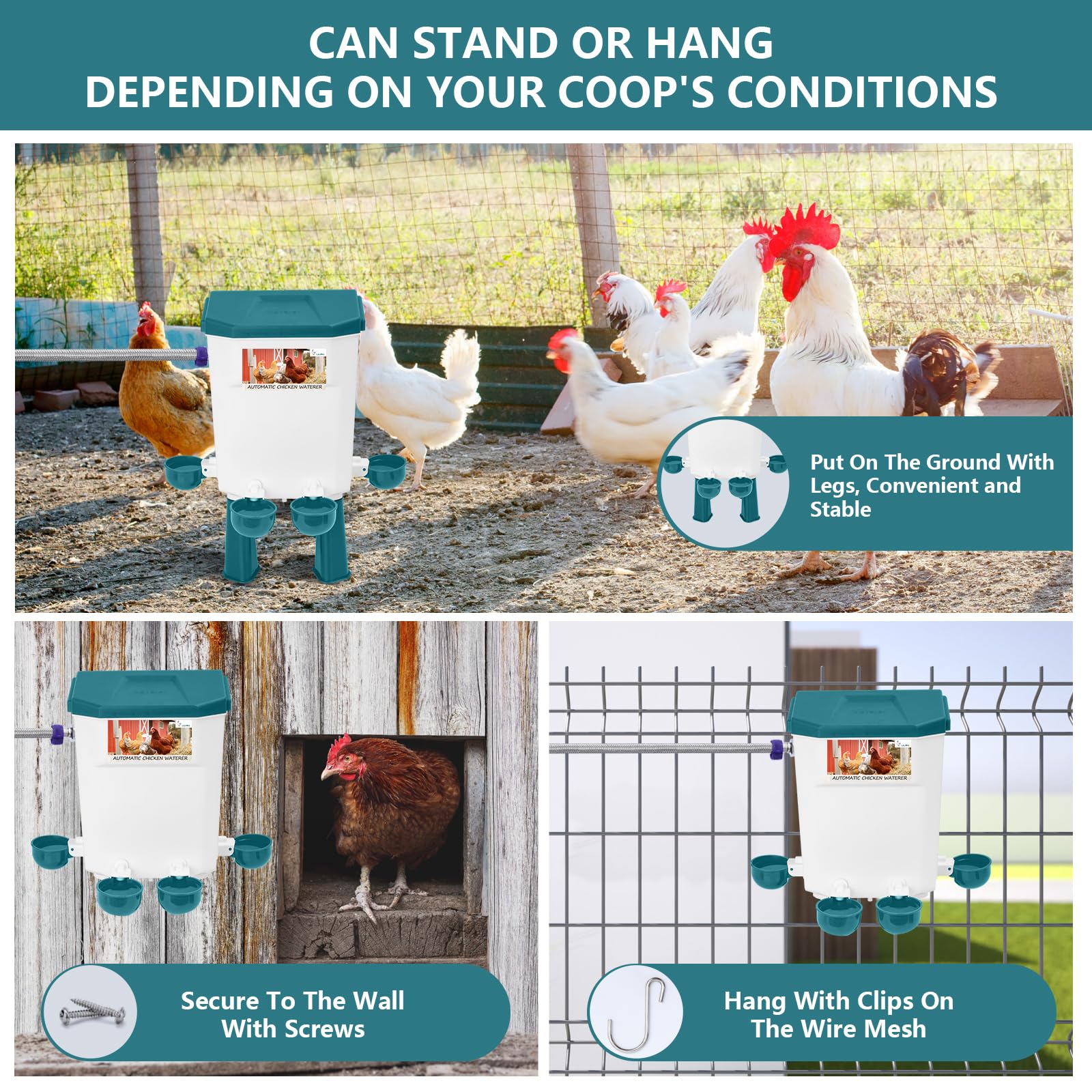 Clear installation guide video for quick setup of Lilyang waterer