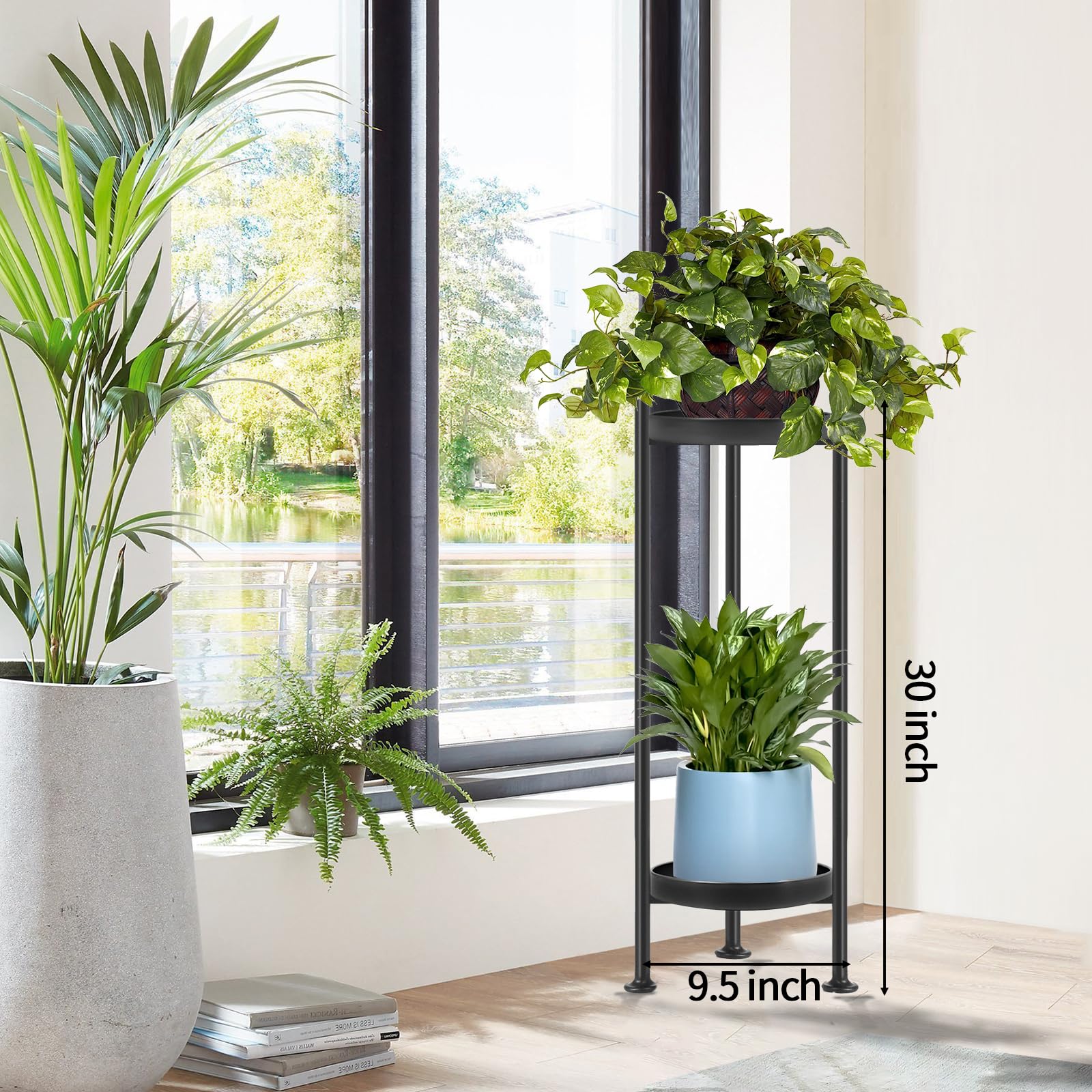 Lilybud living room display shows greenery with clean, minimal footprint.