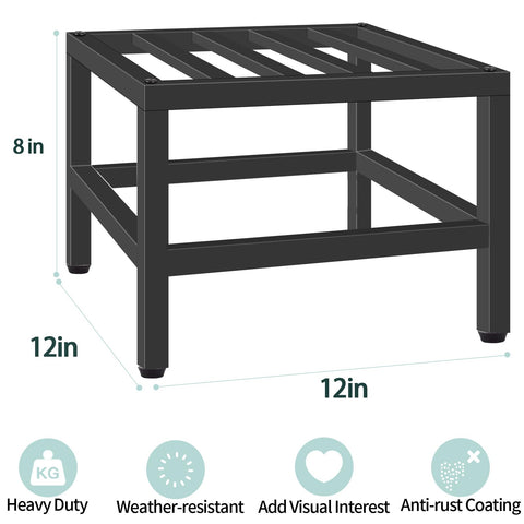 Lilybud two-piece set provides versatile indoor outdoor staging.