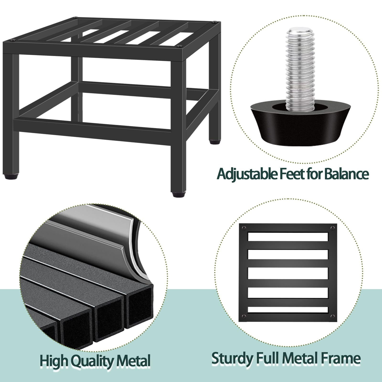 Lilybud wrought-iron pedestal adds elegant garden display.
