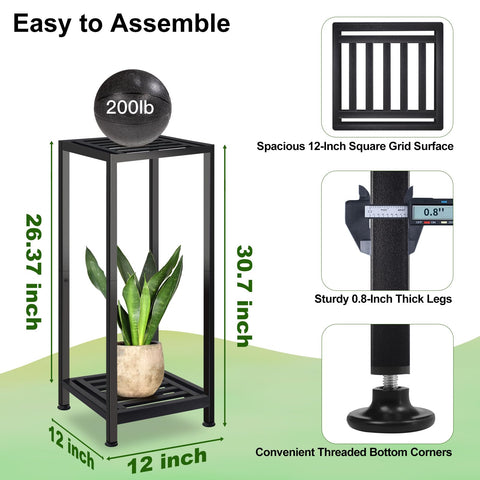 Lilybud plant stand highlights blooms on a sturdy wrought-iron frame.