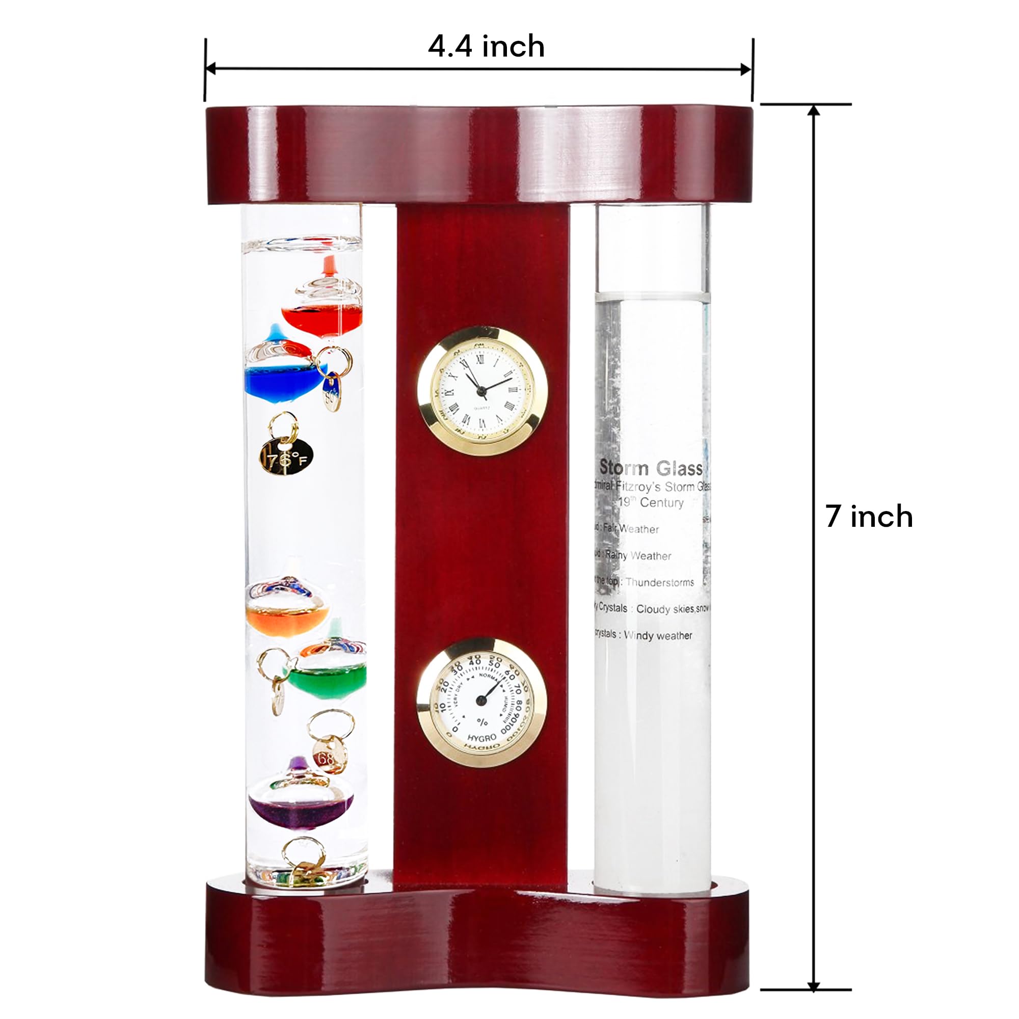 Lily's Home analog clock face delivers precise time at a glance.