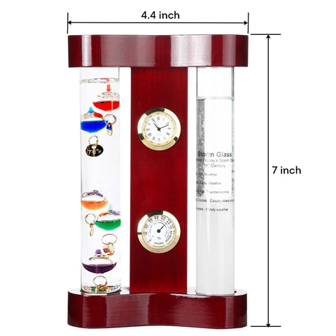 Lily's Home analog clock face delivers precise time at a glance.