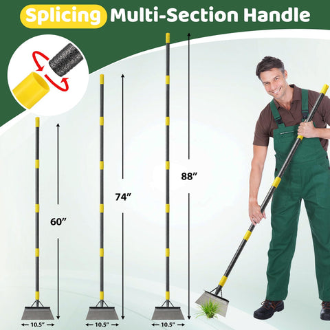 Lilyvane Garden Flat Shovel rustproof coating protects metal in damp conditions