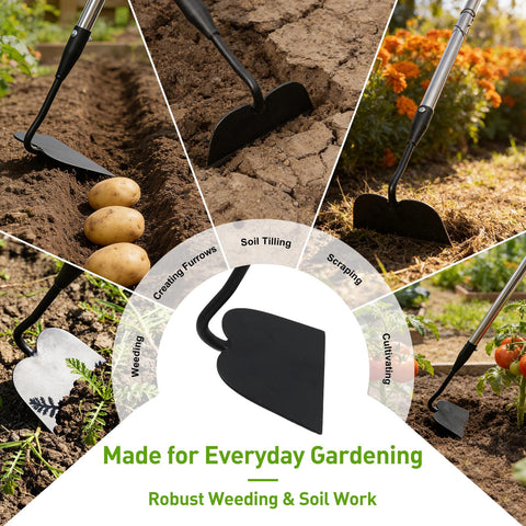 Lilyvane garden hoe ergonomic for standing use.
