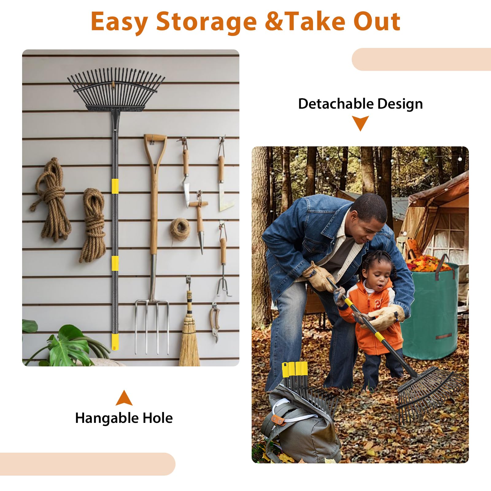 Lilyvane versatile tool set for campsites and outdoor spaces