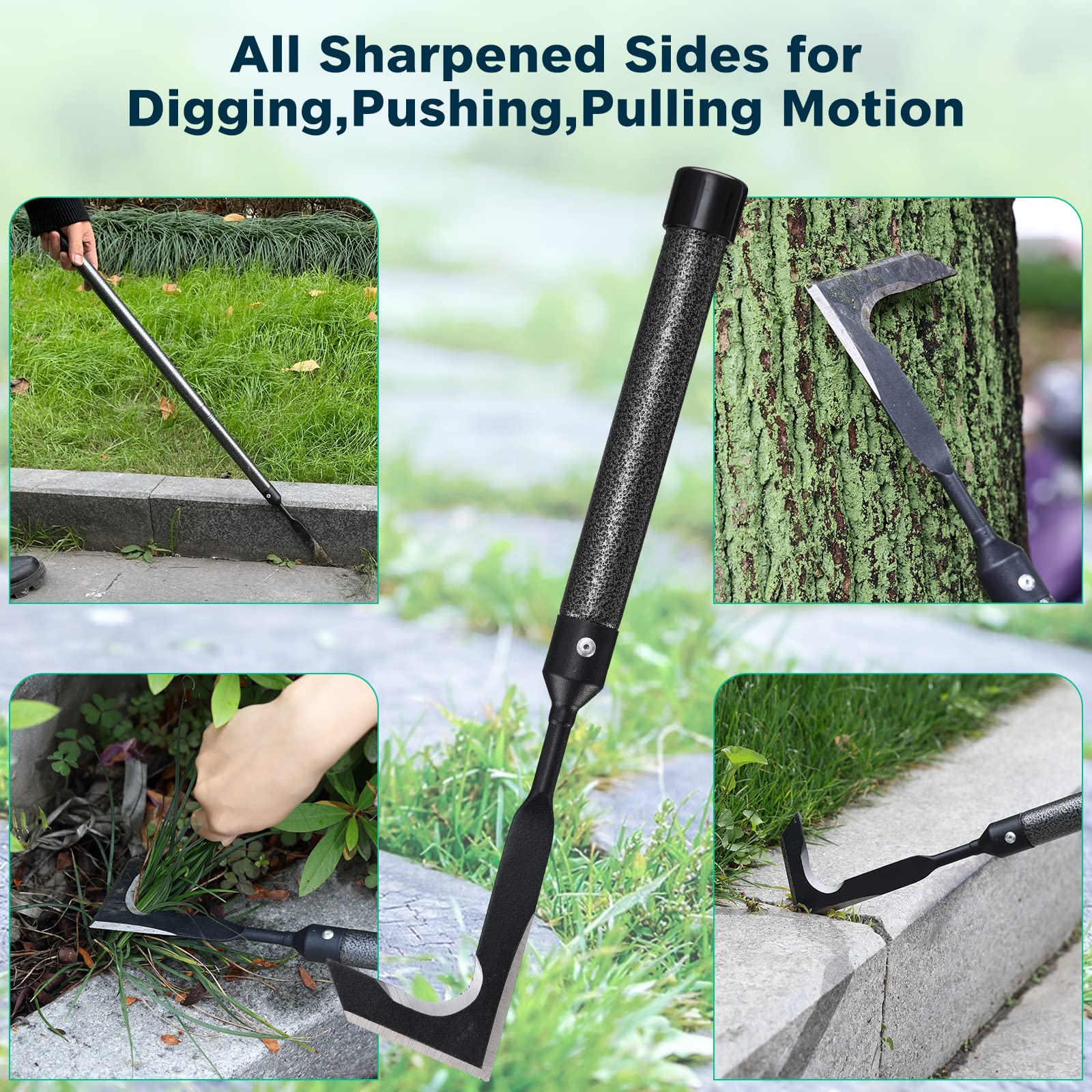 Lilyvane manganese steel blade provides durable weed removal