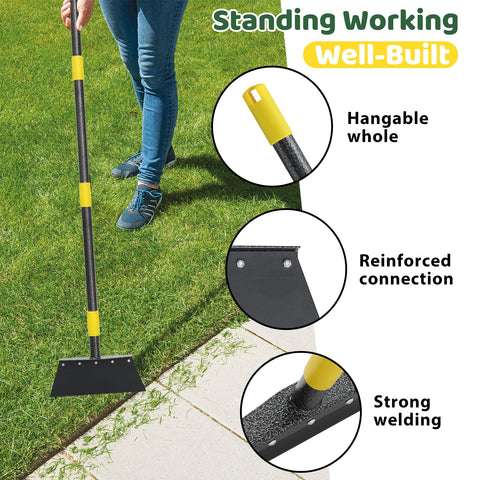 Lilyvane multi-use garden cleaner for edging and weed removal.