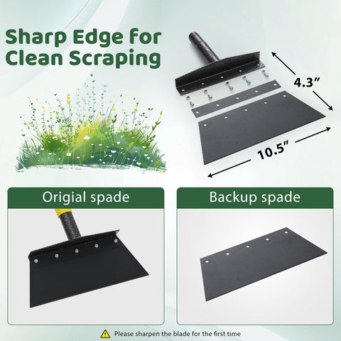 Lilyvane snow shovel with detachable handle for versatile winter tasks.