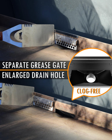 LimeCare stainless-steel-grease-funnel with magnets for easy hanging