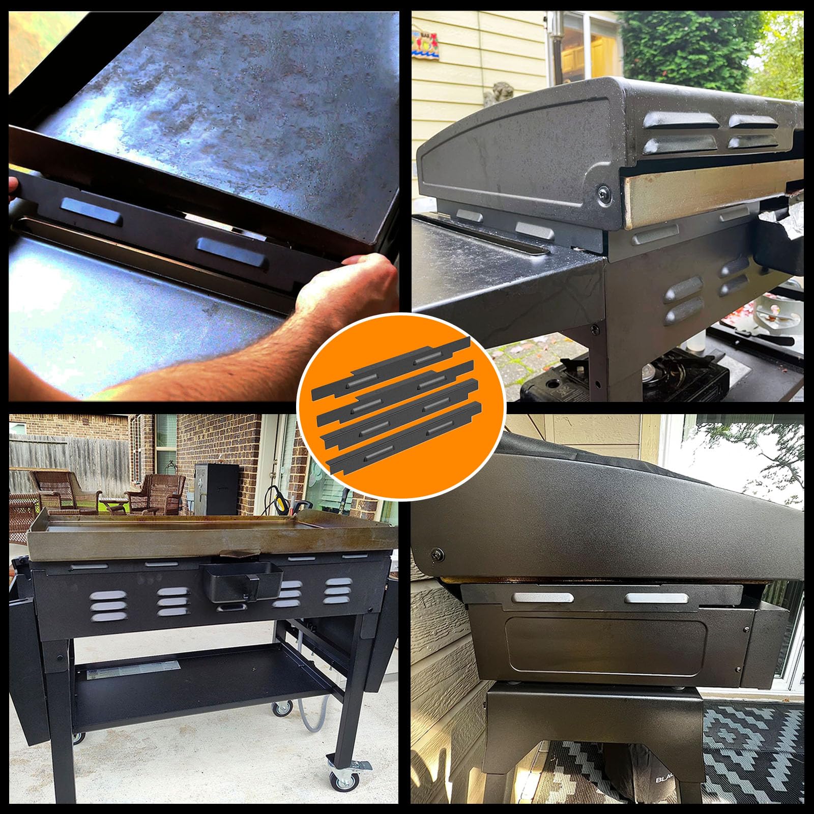 Easy installation with magnets makes setup quick and tool free