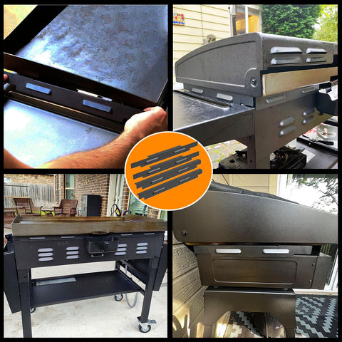 Easy installation with magnets makes setup quick and tool free