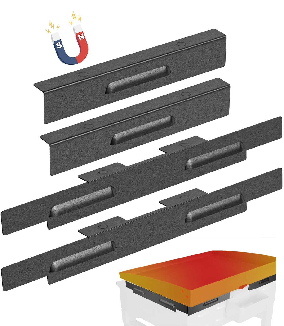 LimeCare wind guards for Blackstone 22 front view offer improved heat control.