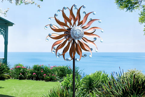 LimeHill Wind Spinner holiday-ready decor enhances seasonal outdoor displays