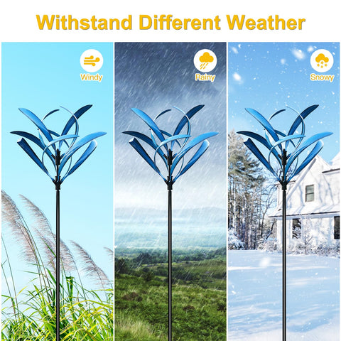LimeHill Wind Spinner UV-treated finish resists fading.