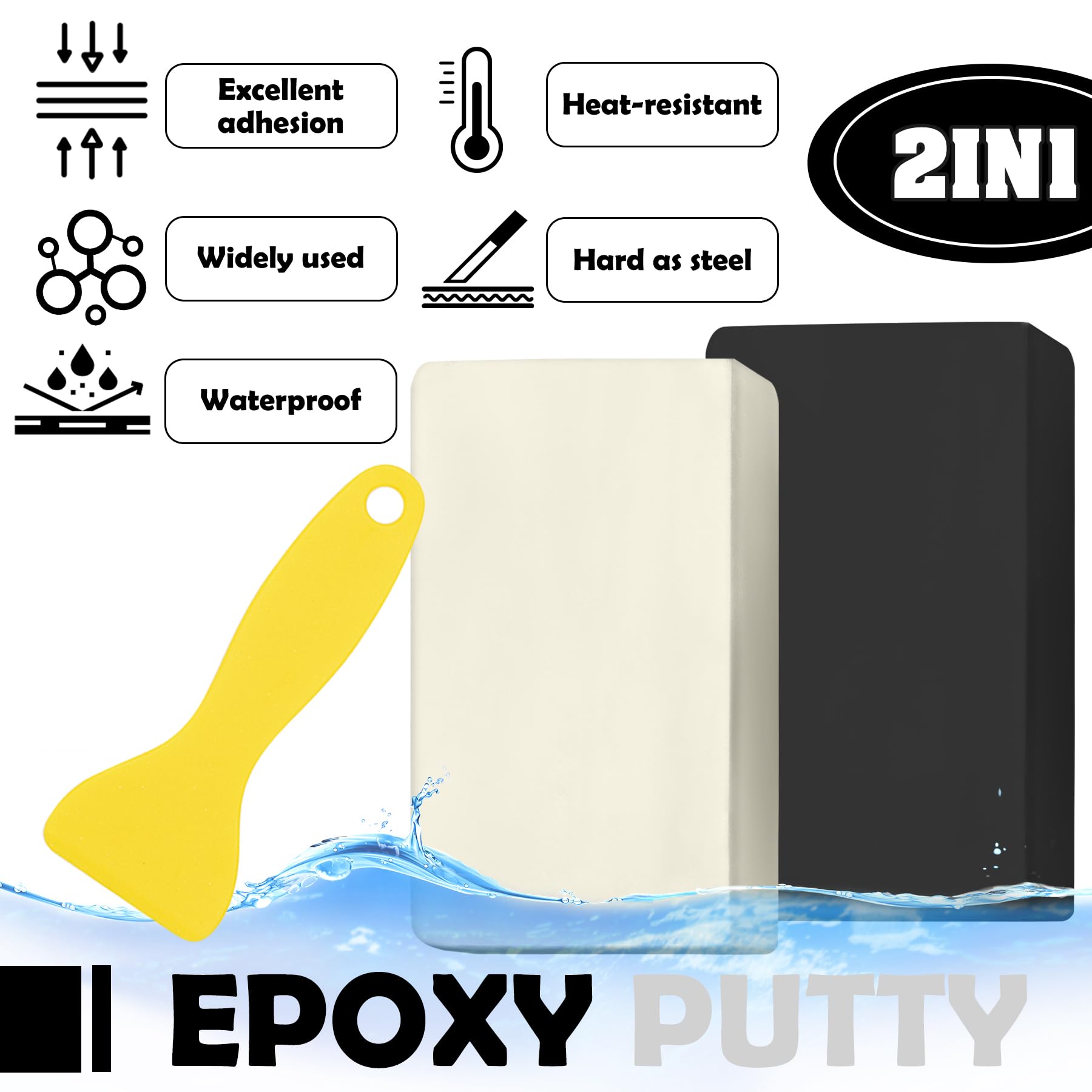 Mixing Limino two-part putty for uniform color and stable cure.