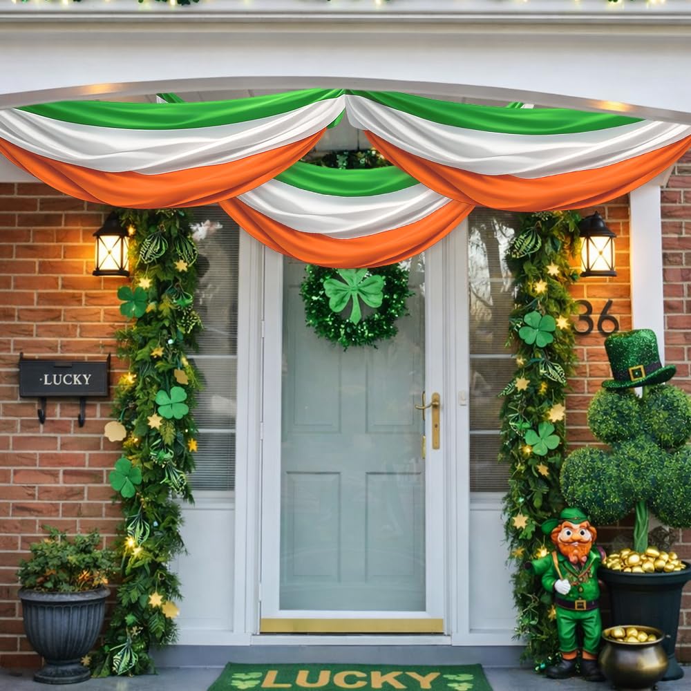 LinaGarten Irish flag bunting kit for holiday gatherings