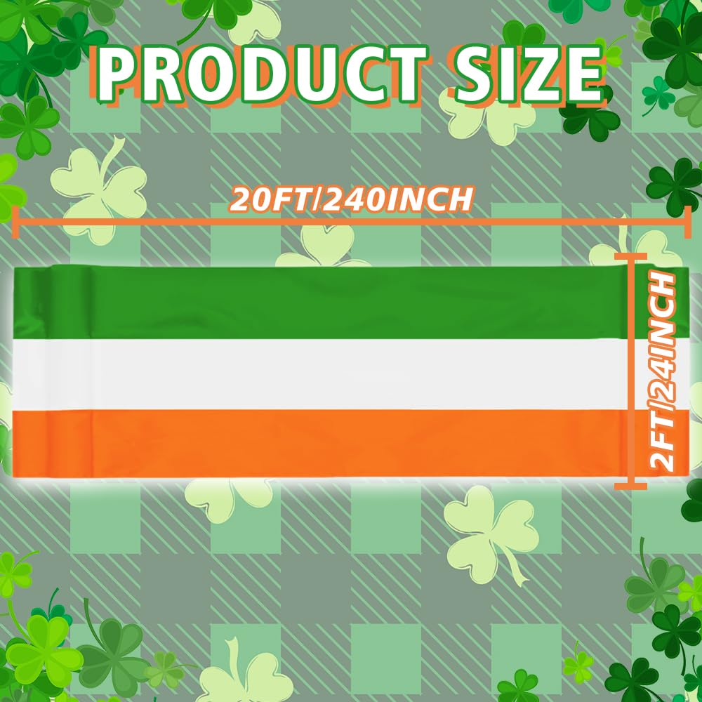 LinaGarten Irish bunting flags for porch in fade-resistant fabric