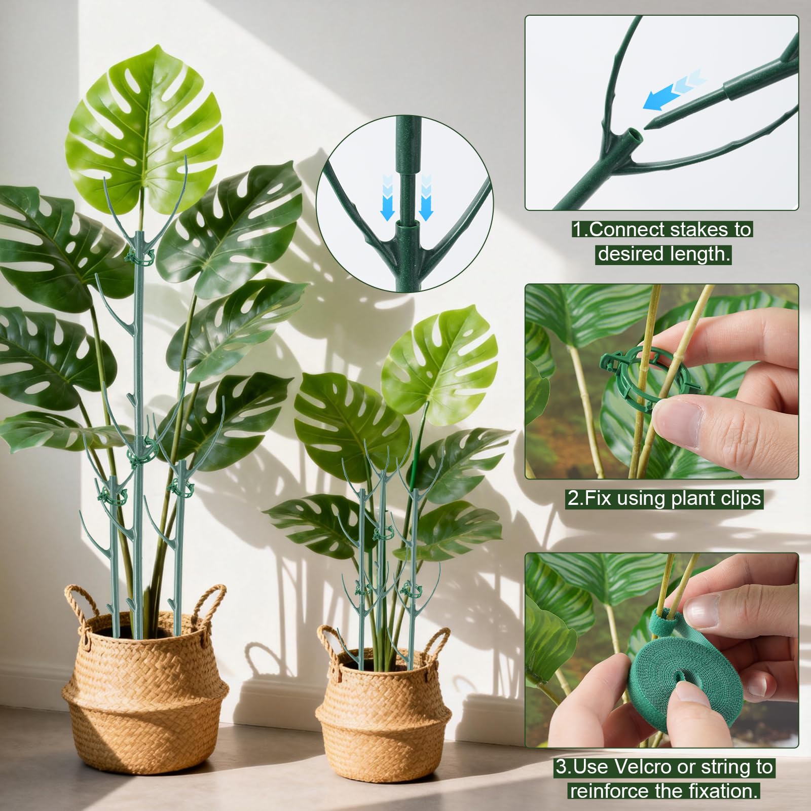 Linastu green surface blends with foliage to hide supports