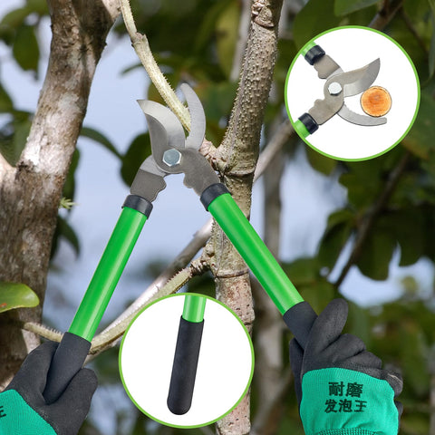Linatikou Pro Pruning Shears SK-5 steel blades for strong, durable pruning