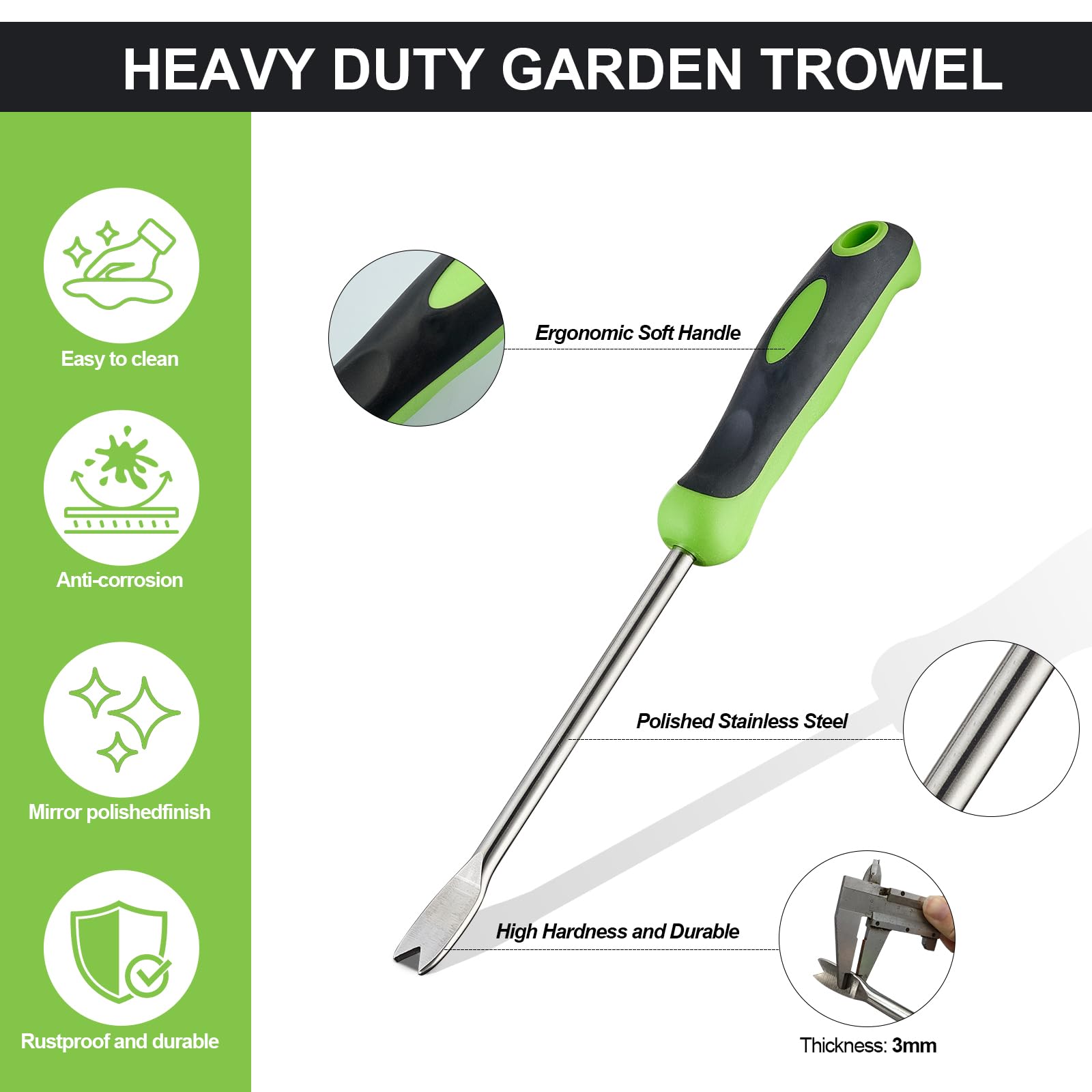 Linatikou stand-up dandelion weeder demonstrated for easy upright weed removal.