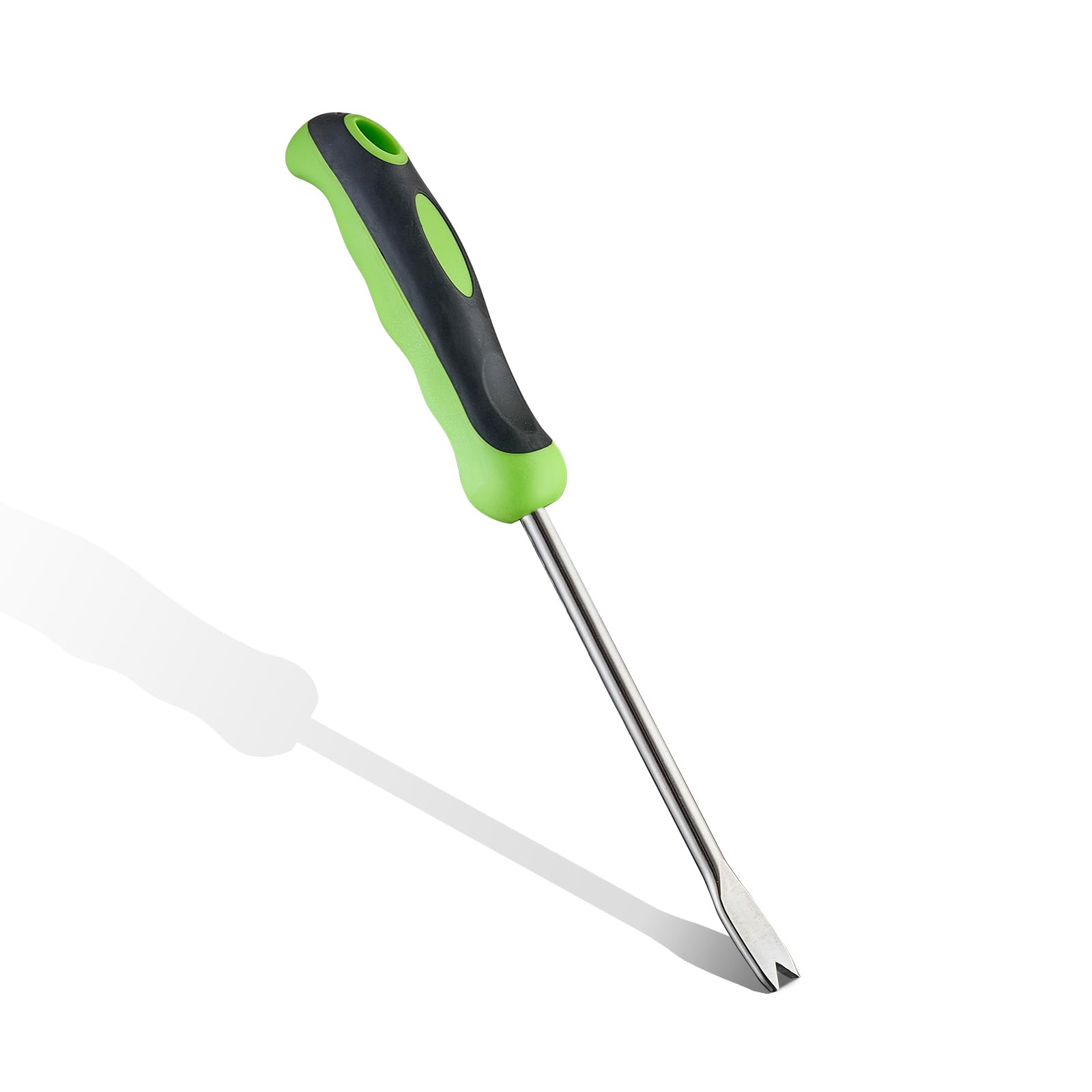 Linatikou weed puller tool shows a sturdy stainless steel build for deep-rooted weeds.