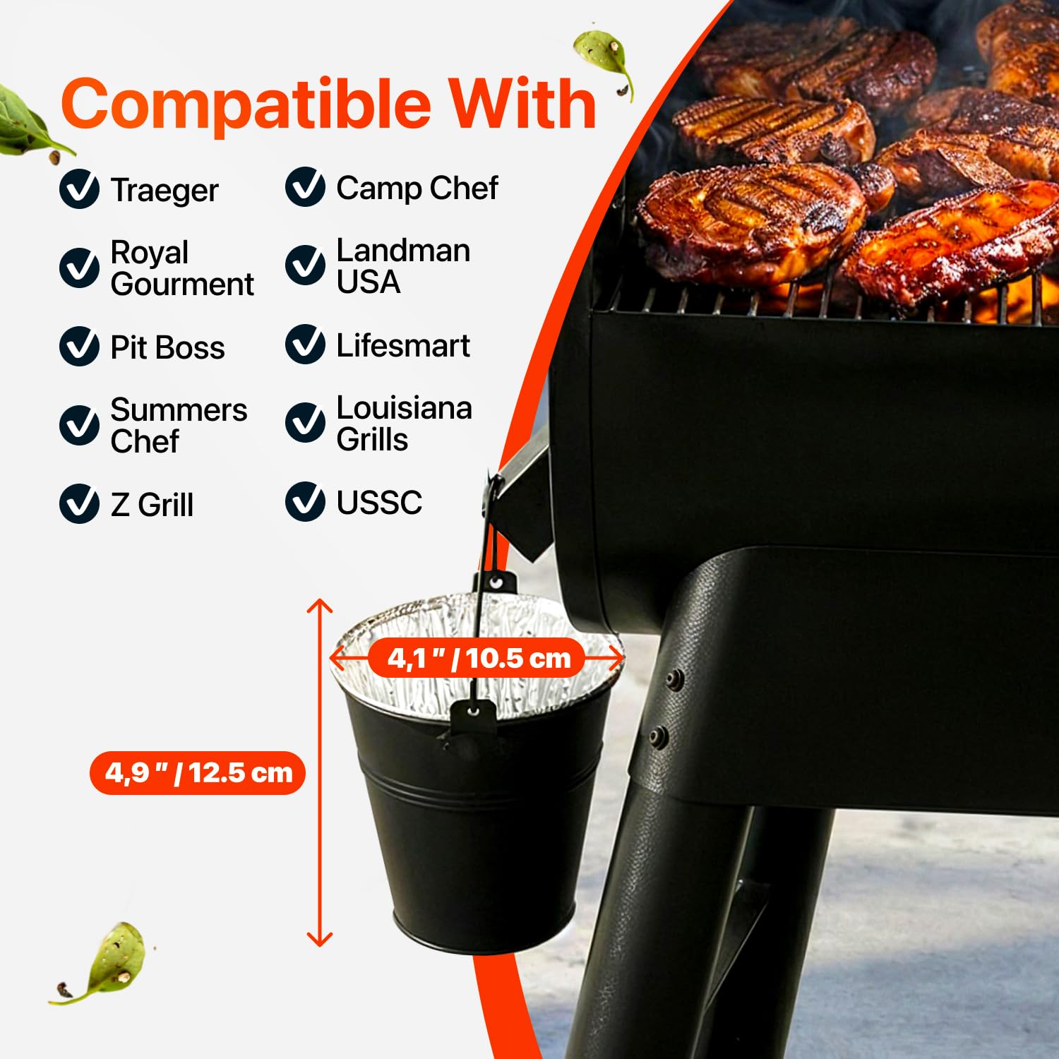 Linda's Essentials leak-resistant liners minimize drips during long pellet smoking sessions.
