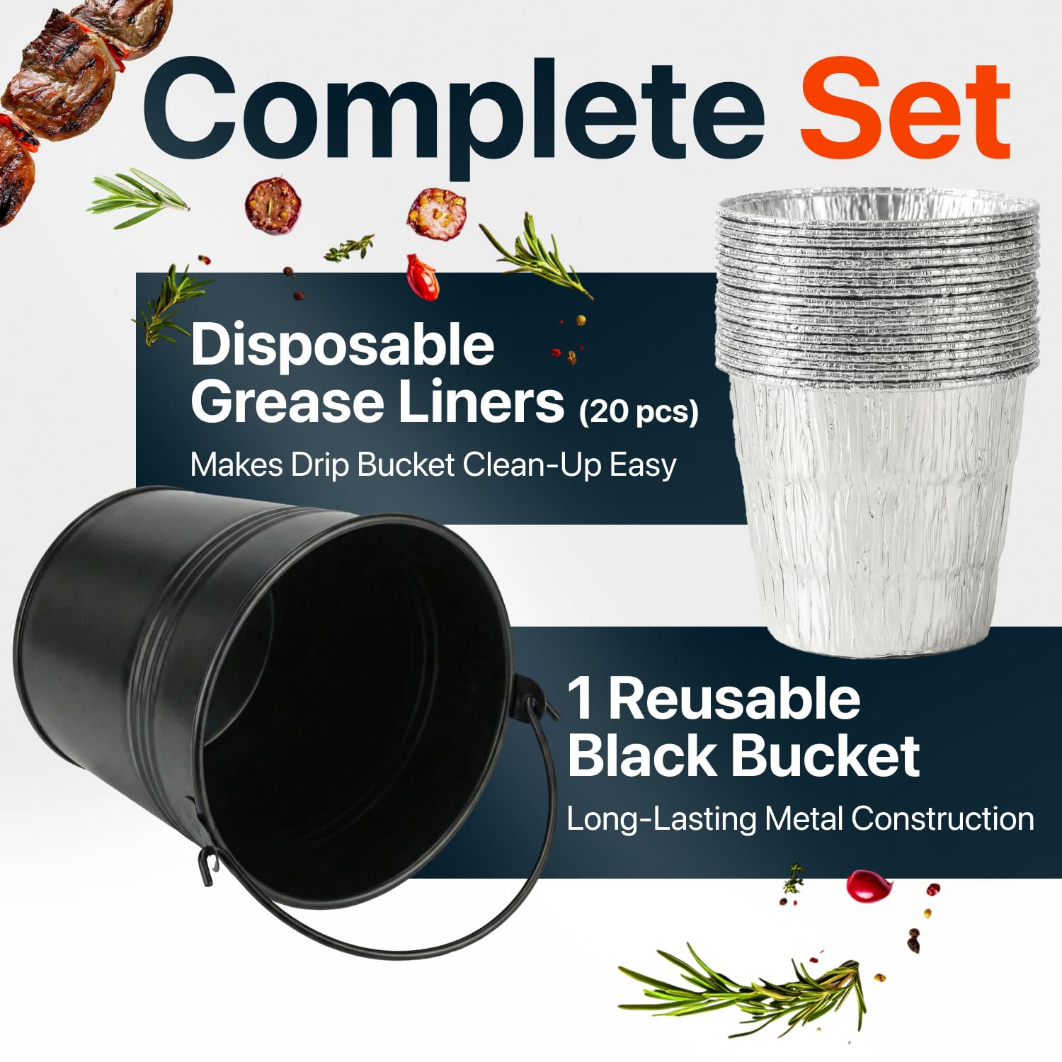 Linda's Essentials fits Traeger Pro Series 575/780 for reliable grease management.