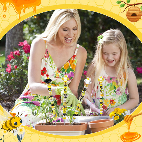 Lineshading wings bee glue enables secure assembly for lasting garden art.