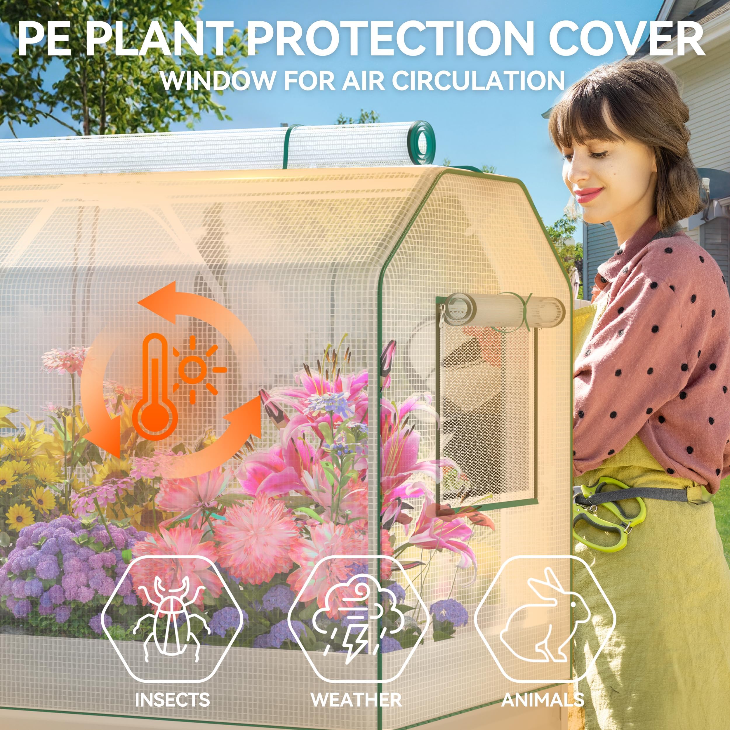 Lineware galvanized planter boxes create durable outdoor beds for vegetables and flowers