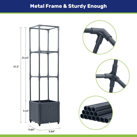 LINEX detachable expandable trellis bed for customizable layouts