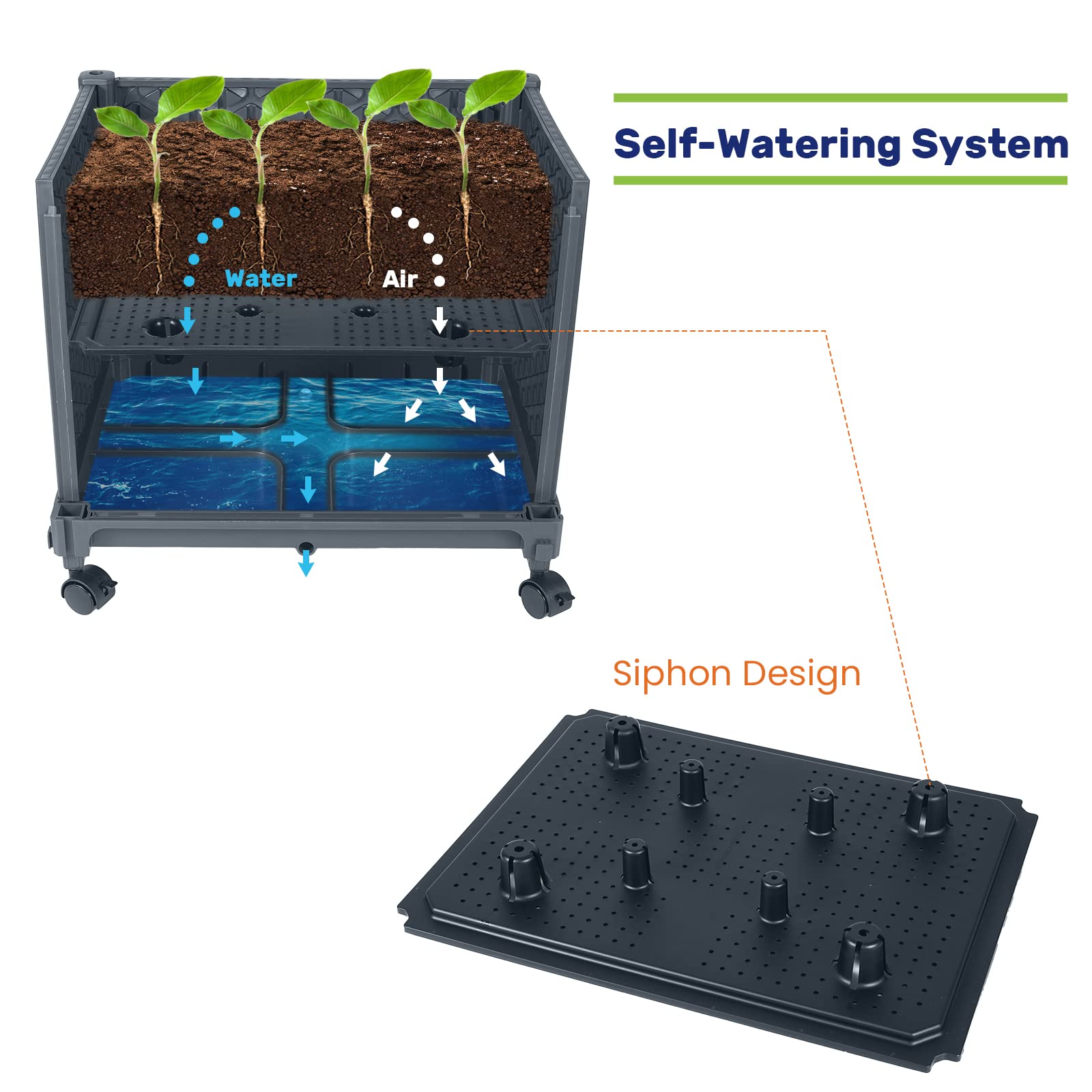 LINEX expandable trellis fixes to fit space and plants.