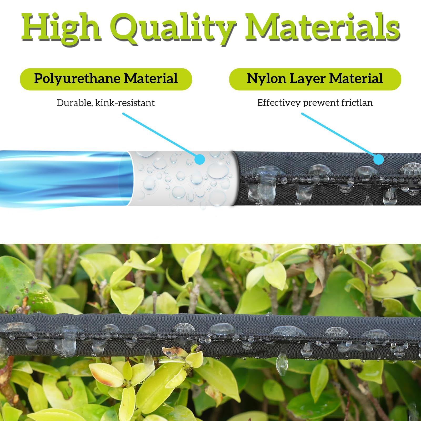 LINEX flat hose is easy to roll up, store, and transport after use.