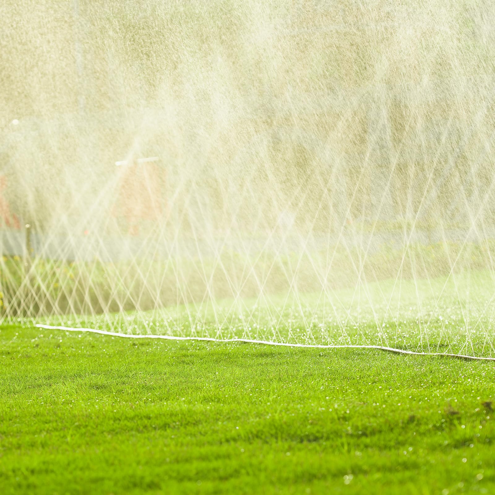 LINEX hose connected to extend watering range easily.