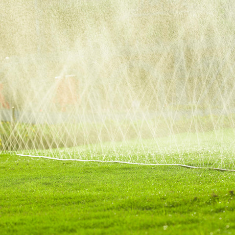 LINEX hose connected to extend watering range easily.