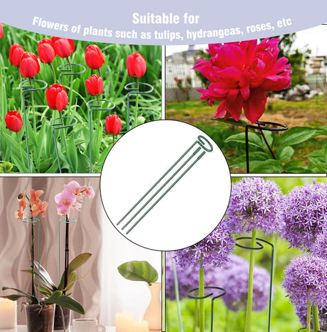 Linghui dark green clips blend with garden foliage for a neat look.