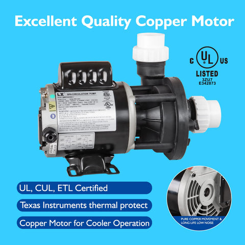 LINGXIAO spa pump wiring setup helps quick, twist-free installation.