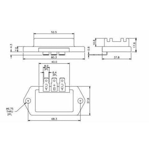 LINGYAO rugged regulator-rectifier kit suitable from vintage to modern engines