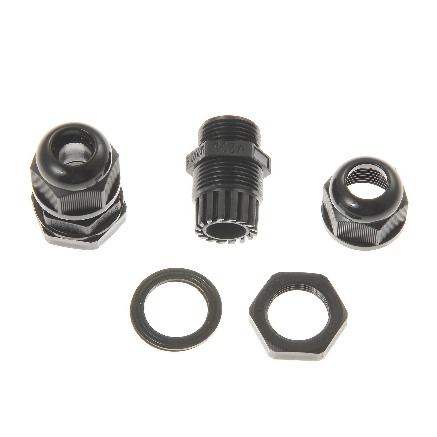 Link Solar curved cable connector demonstrates clean routing for 6-12mm cables on RVs.