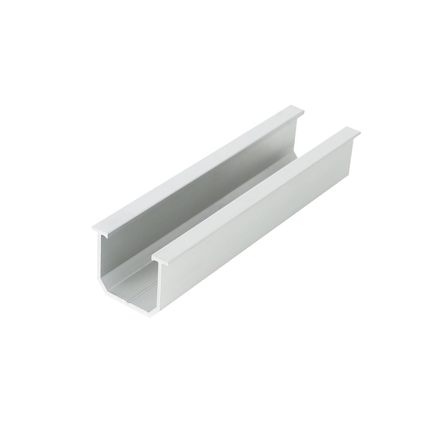 Link Solar end clamps anchoring outer edges with seals.