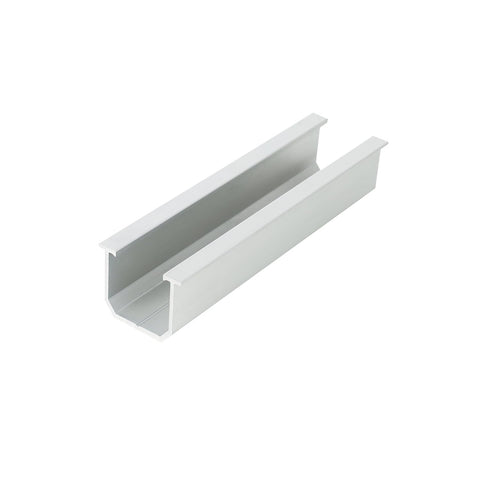 Link Solar end clamps anchoring outer edges with seals.