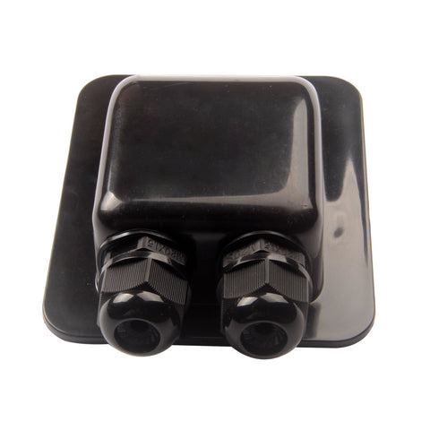 Link Solar weatherproof ABS cable entry gland for RVs, protects connections.